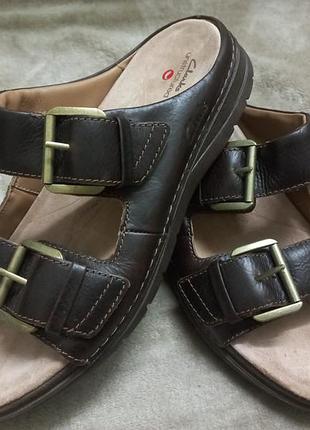 Босоножки сандали шлепанцы муж.43-44р.clarks индии