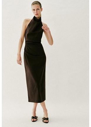 Лляна сукня міді 2578/723/716 zara