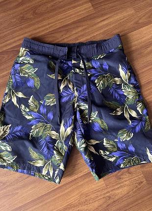 Нові чоловічі шорти з підкладкою в сіточку. h&m, s. ширінка на липучку, в талії ззаду гумка, три кишені. поліестер
