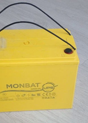 Продам акумулятор monbat 12uvg1000 12v 100ah.