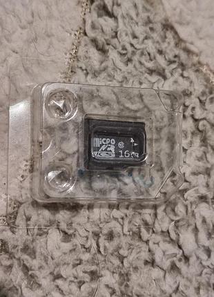 Картка пам'яті 16 Гб (303 мб ок) з бедами 8.18/15.4 microsd microsdhc
