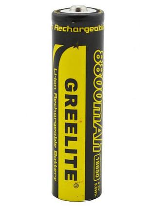 Акумулятор (1шт) 18650 greelite 4.2v 9.6wh li-ion батарейка для ліхтарика