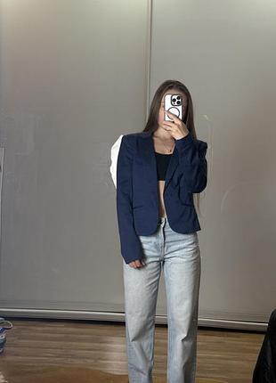 Піджак класичний синього кольору h&m