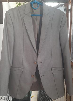 Костюм мужской (подростковый)., итальянский marco renci, slimfit, размер 44/140