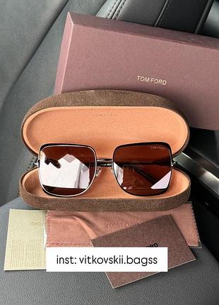 Сонцезахисні окуляри rose/black tf319 08a🙌🏻