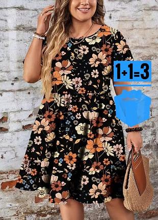 🥰сукня в квітковий принт shein 4xl