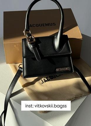 Сумочка le chiquito moyen boucle black💘