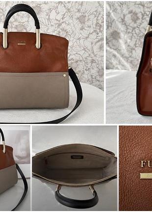 Оригінальна сумка furla з натуральної шкіри