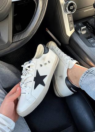 Golden goose white black premium