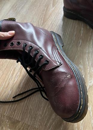Dr. martens бордові, розмір 40