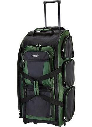 Дорожная сумка на колесах travelers club xpedition. оригинал. из сша. новая