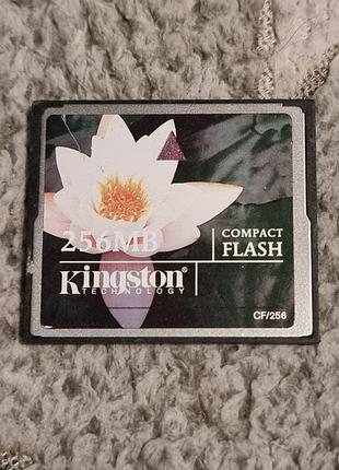 Карта памяти 256 мб (не гб) kingston 8.26/9.12 compactflash cf/256 кингстон