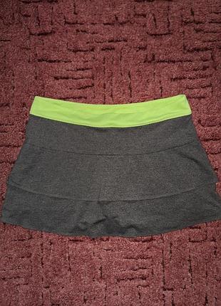 Юбка с шортами для тенниса известного бренда sweaty betty p.m/l
