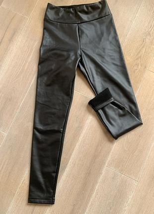 Лосіни легінси теплі шкіряні calzedonia s