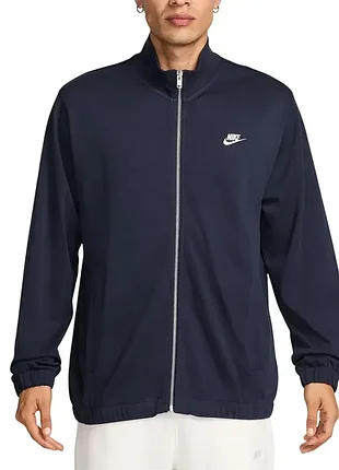 Толстовка чоловіча nike m nk club knit jkt синя fq3426-451