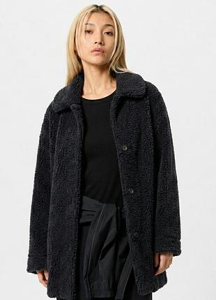 Пальто-тедди женское uniqlo