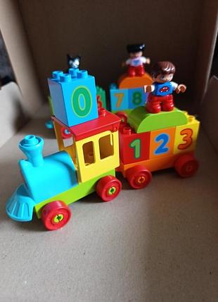 Конструктор lego duplo потяг з цифрами