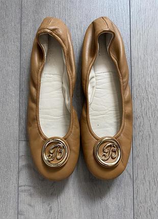 Шкіряні брендові балетки bally 38р. оригінал