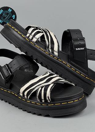 Dr. martens voss ii босоножки кожаные сандали сланцы вьетнамки черевики сандалії шкіряні тапки тапочки доктор мартинс мартина платформа шкіряні