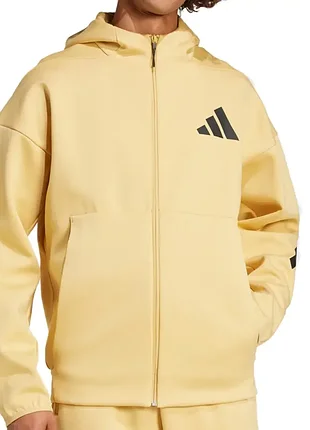 Мужская толстовка adidas m z.n.e. fz бежевая