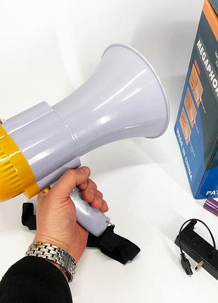 Громкоговоритель аккумуляторный megaphone hw 8c