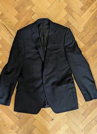 Шовковий шерстяний чоловічий піджак преміум лінійки pierre cardin з ниток crotti di fabio