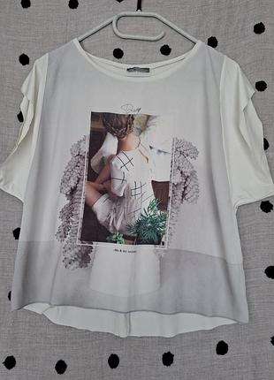 Футболка блузка zara  m