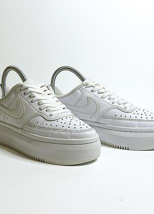 Шкіряні кросівки nike court vision alta ltr dm0113-100 оригінал р. 37.5 (23.5 см)