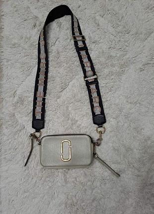 Жіноча, оригінальна, шкіряна сумочка marc jacobs