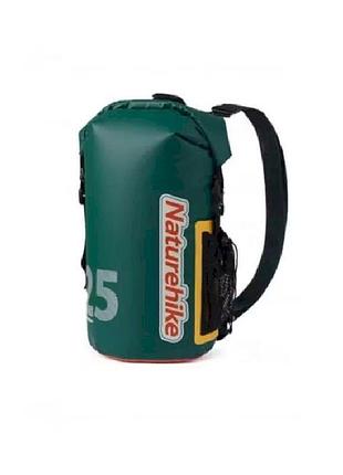 Водонепроницаемый чехол naturehike cnk2300bs017, 25 л, темно зеленый
