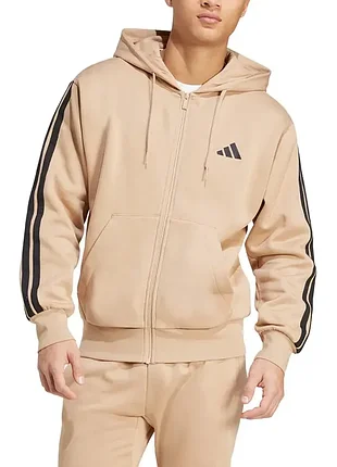 Толстовка чоловіча adidas m 3s fl fz hd бежева
