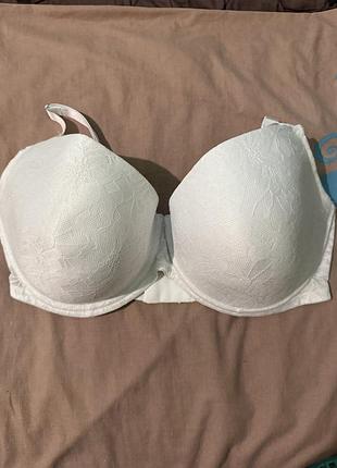 Білий мереживний бюстгальтер primark розмір 85h / 38g на великі груди