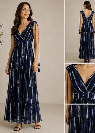 Сукня h&m сарафан максі жіноча xs s m