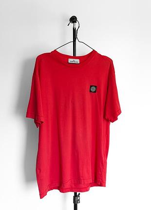 Футболка stone island patch program  fresh collection mens t-shirt