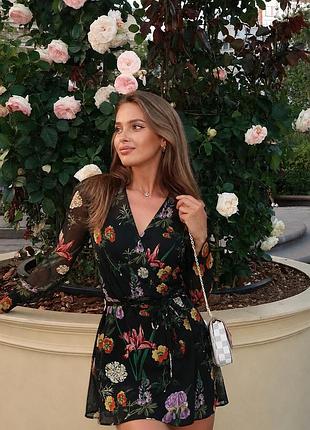 Нова сукня zara xs на запах шифонова