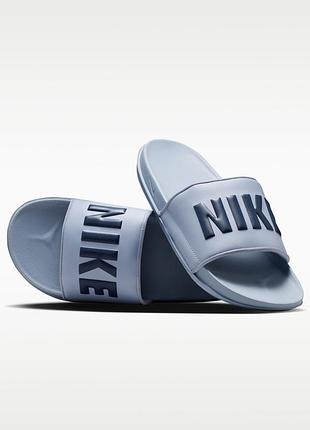 Оригинальн! сша! мужские шлепанцы nike offcourt slide bq4639-410 в новом состоянии летние тапочки