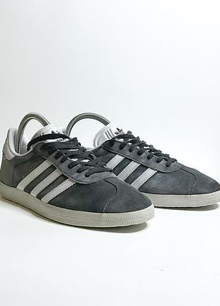 Замшеві кросівки adidas gazelle grey bb5480 оригінал р. 39.5 (24.5 см)