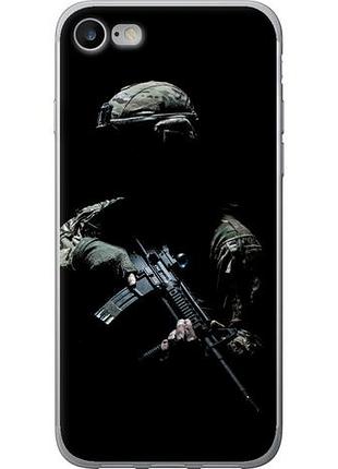 Чехол на iphone 7 защитник v3 из пластика fch_0150239