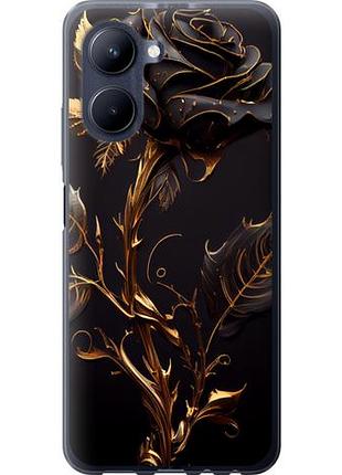 Чехол на realme c33 роза 3 из силикона fch_0150630