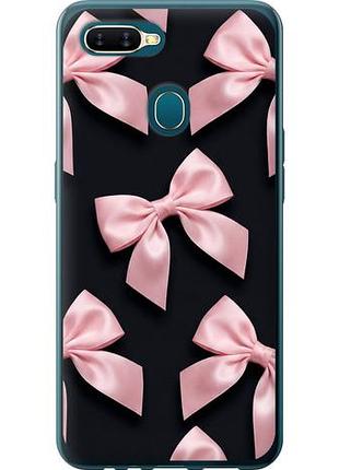 Чехол на oppo axiaomi 12 coquette ribbons dark coquette из силикона fch_0149844