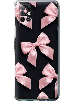 Чехол на infinix note 8 coquette ribbons dark coquette из силикона fch_0149847