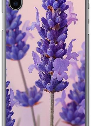 Чехол на iphone xs max лаванда из силикона fch_0150964