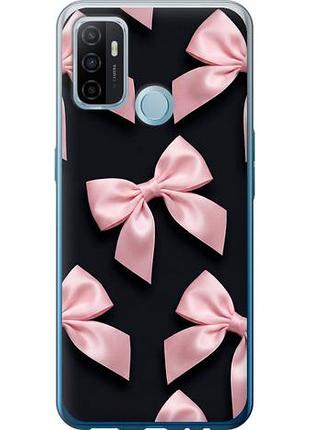 Чехол на oppo a53 coquette ribbons dark coquette из силикона fch_0149859