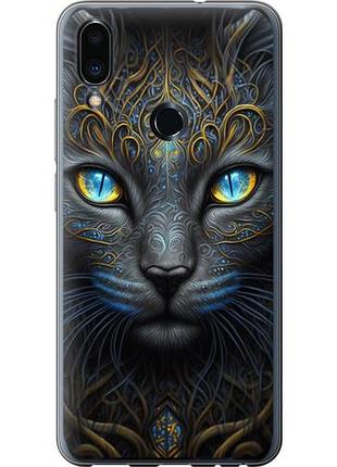 Чехол на meizu note 9 кошка из пластика fch_0152244