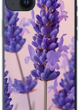 Чехол на iphone 14 plus лаванда из силикона fch_0150885