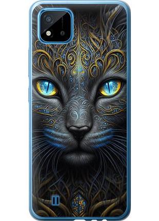Чехол на realme c11 2021 кошка из пластика fch_0152282