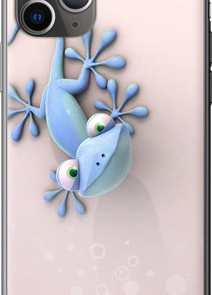 Чехол на iphone 11 pro max геккончик из силикона fch_0142677