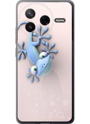 Чехол на xiaomi poco f7 pro геккончик из силикона fch_0153572