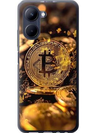 Чехол на realme c33 золотая лихорадка биткойна из силикона fch_0151258