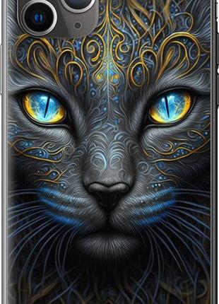 Чехол на iphone 11 pro max кошка из силикона fch_0142669